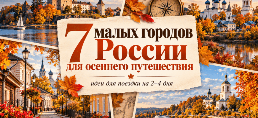 7 малых городов России для осеннего путешествия